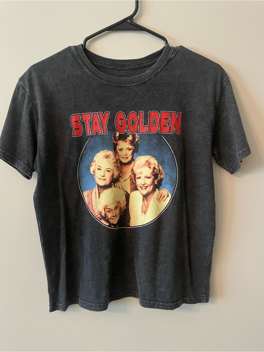 The Golden Girls Stay Golden Washed Graphic Tee Black Size Small